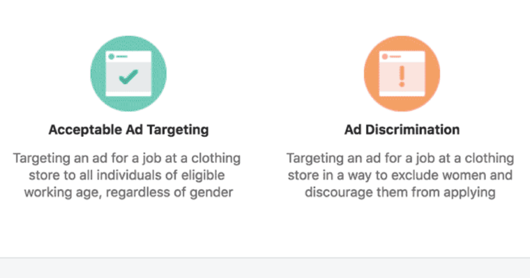 Facebook计划删除5000多个存在潜在歧视性的广告定位选项