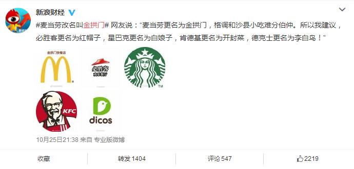 品牌又改名了，盘点这些改名品牌的兴衰