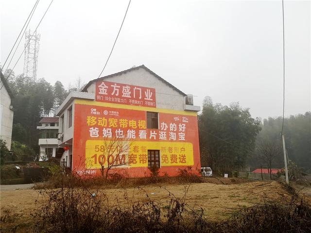 广告“下乡上墙”折射中国农村新活力