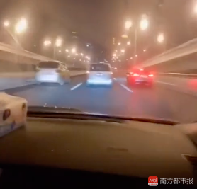 擅自封堵上海延安高架拍新车广告 组织者被拘10日